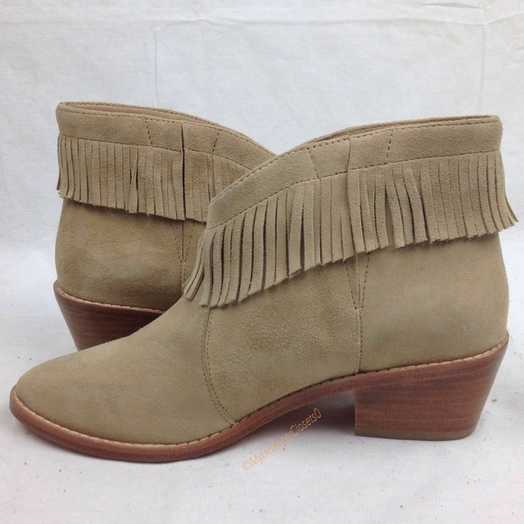JOIE Loren Fringe Bootie sz 36 - Picture 4 of 8
